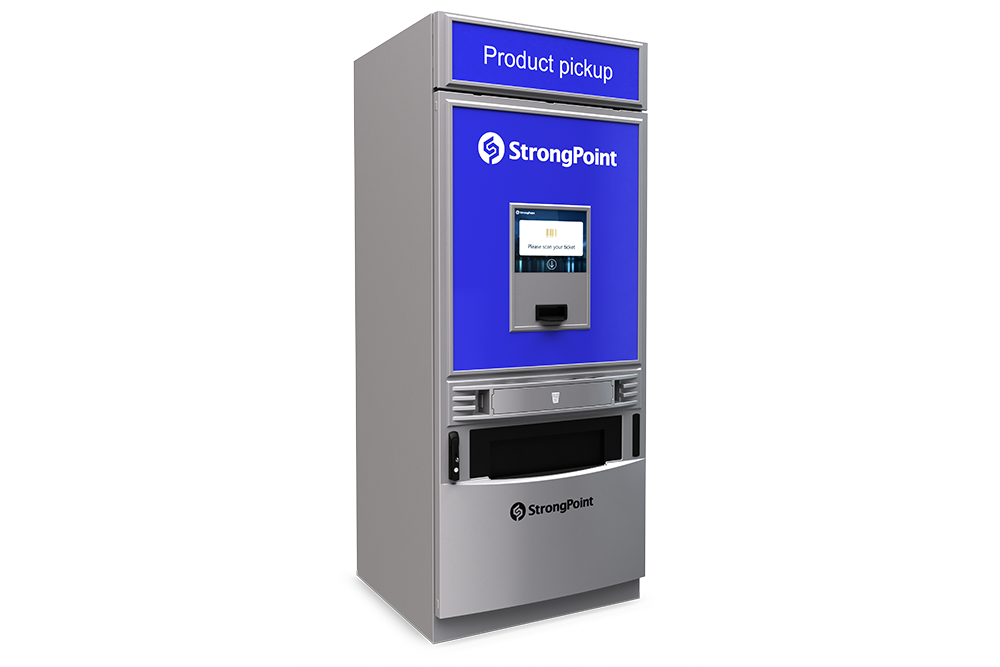 Vensafe dispencer by StrongPoint offers secure selling of age-restricted and high-theft products